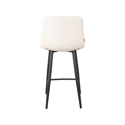 LABEL51 Bar stool Jep - Ivory - Teddy - Seat height 65