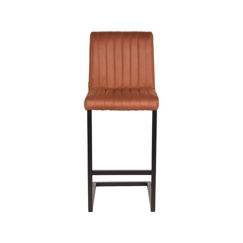 label51 bar stool milo - cognac - microfiber - seat height 65