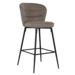 bar stool peter - fabric clay