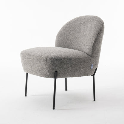 Baudin armchair Fabric Teddy Steel 149 -&gt; Baudin armchair Fabric Teddy Steel 149