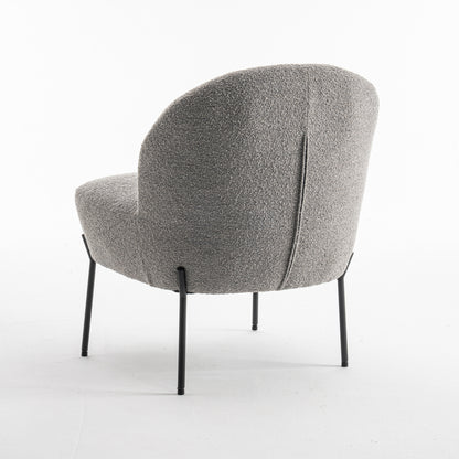 Baudin armchair Fabric Teddy Steel 149 -&gt; Baudin armchair Fabric Teddy Steel 149