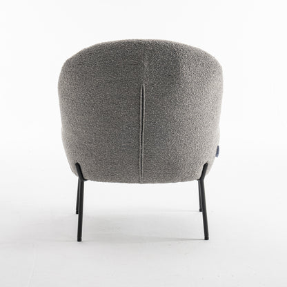 Baudin armchair Fabric Teddy Steel 149 -&gt; Baudin armchair Fabric Teddy Steel 149