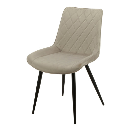 Benito 3.0 dining chair velvet - grey