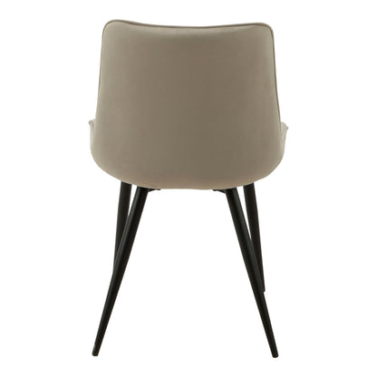 Benito 3.0 dining chair velvet - grey