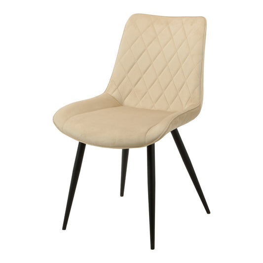 Benito 3.0 dining chair velvet - ivory