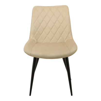 Benito 3.0 dining chair velvet - ivory