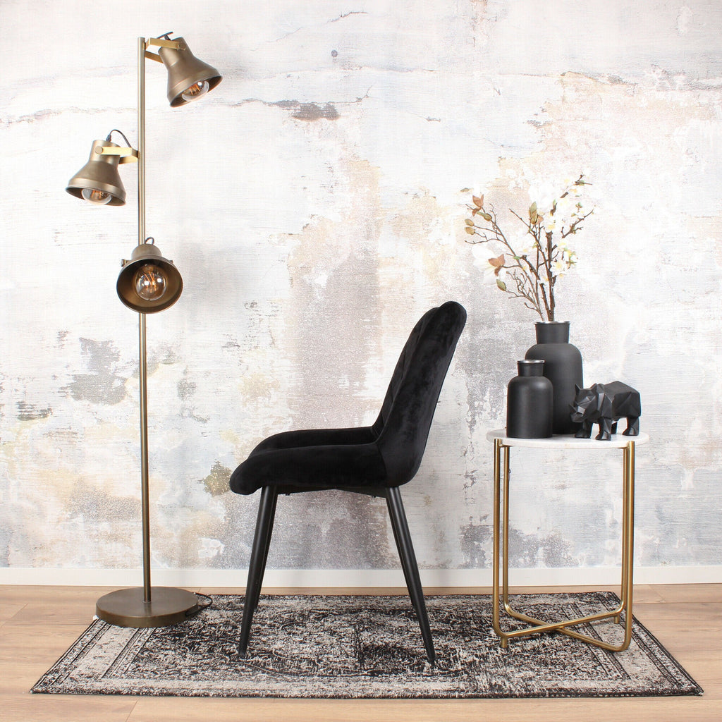 benito dining room chair 2.0 velvet black