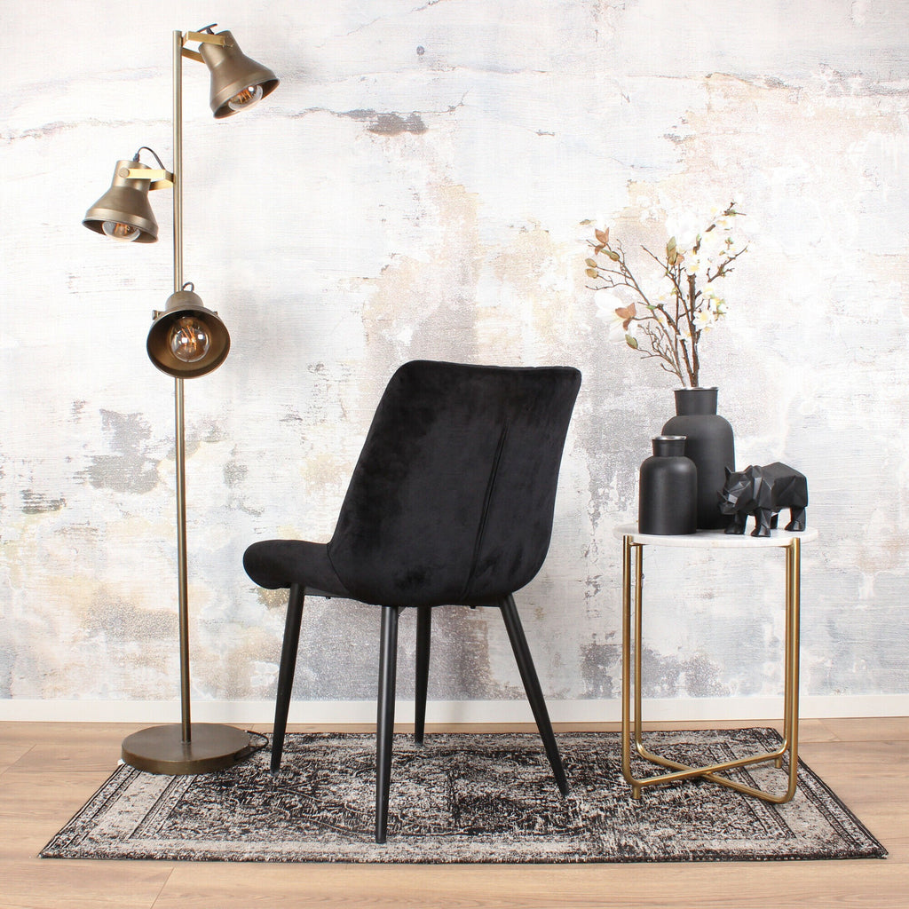 benito dining room chair 2.0 velvet black