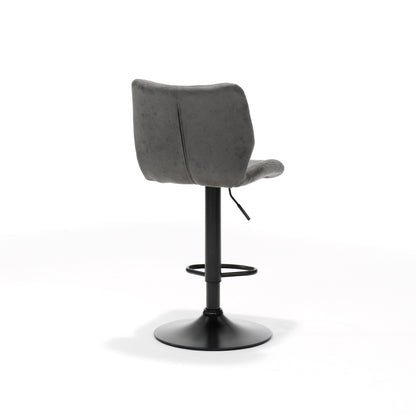 Bobby bar stool - Fabric Soft Anthracite