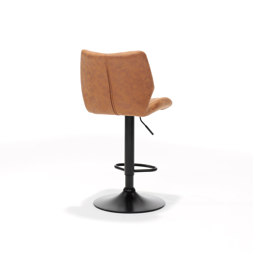 bobby bar stool - fabric soft cognac