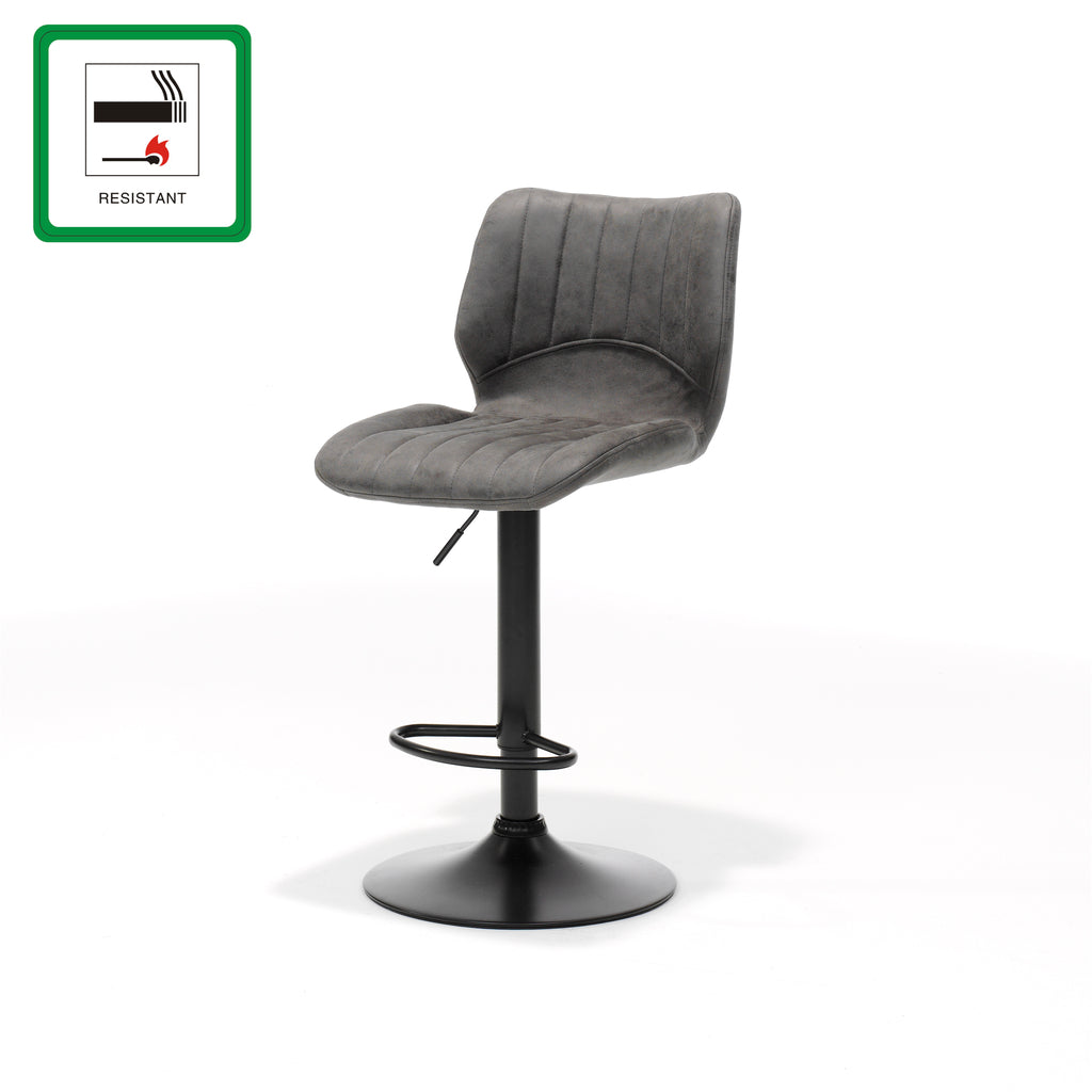 bobby bar stool - fabric ukfr soft anthracite