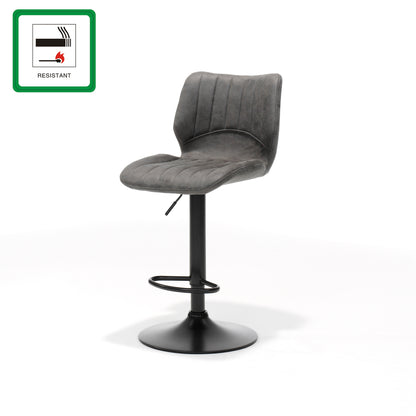 Bobby bar stool - Fabric UKFR Soft Anthracite