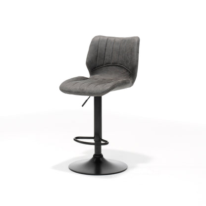 Bobby bar stool - Fabric UKFR Soft Anthracite