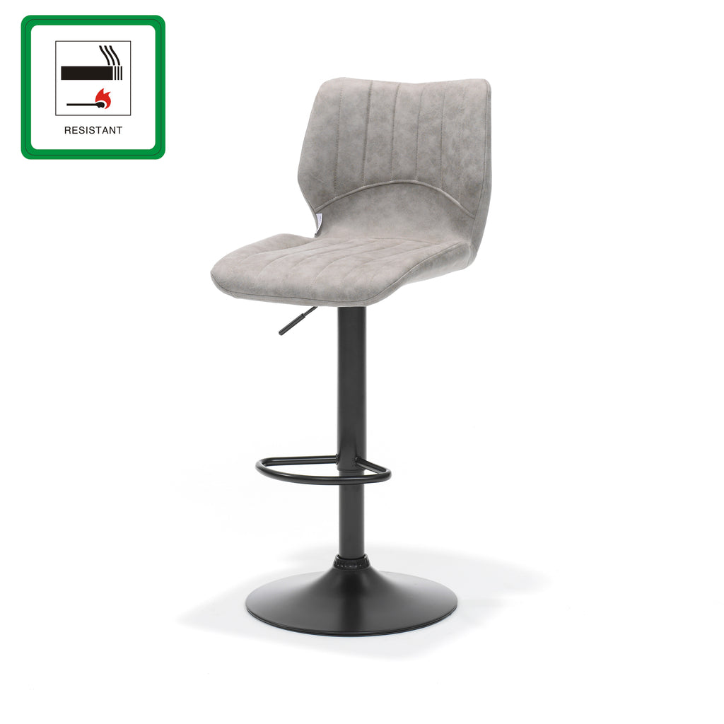 bobby bar stool - fabric ukfr soft pebble