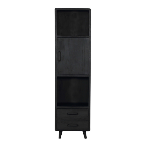 bookcase omaha black | 55 cm