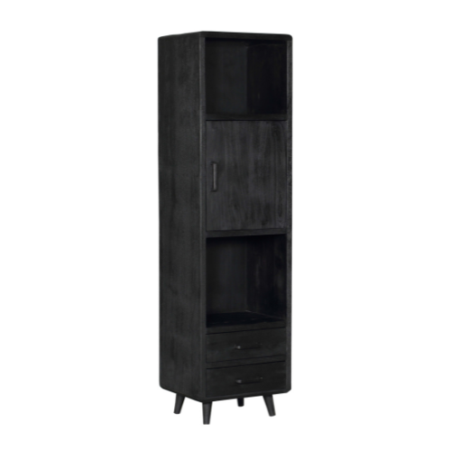 bookcase omaha black | 55 cm