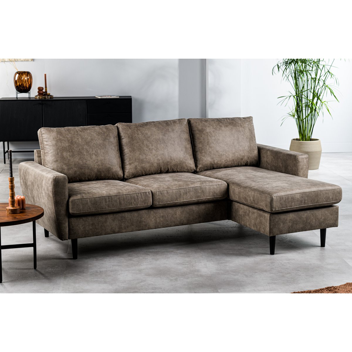 3 seat sofa cl cl l+r, savannah fabric, s520 taupe