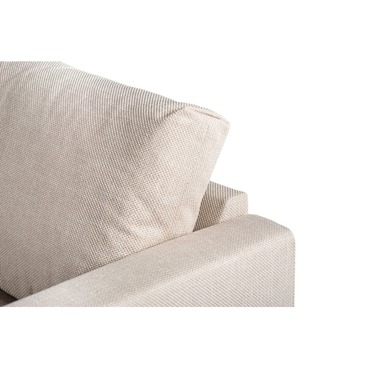 3 seater corner left, fabric bjorn 24, w460 beige