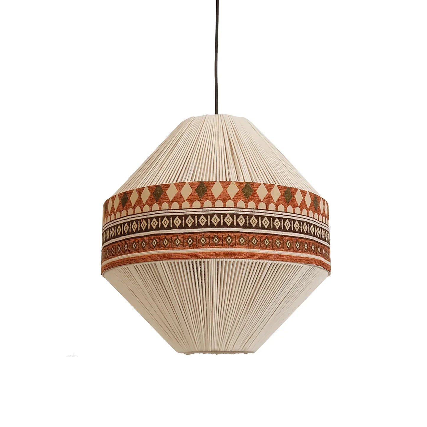 chic bohemian fringe pendant light