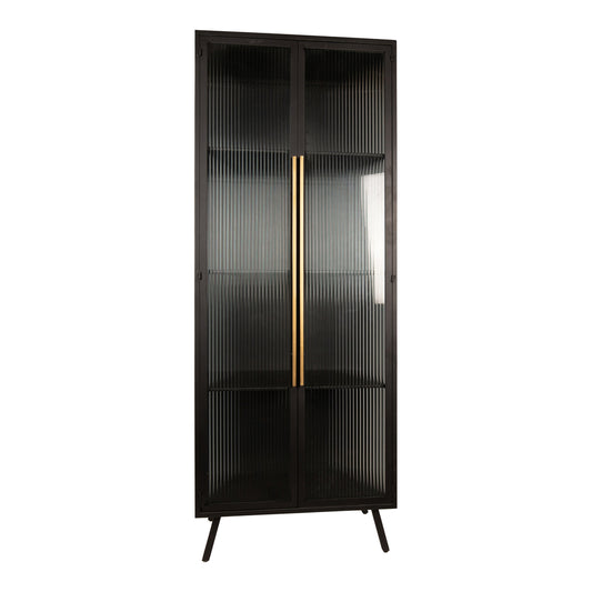 Caeleen cabinet black and gold