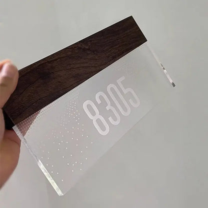 LED Huisnummersign Custom Design