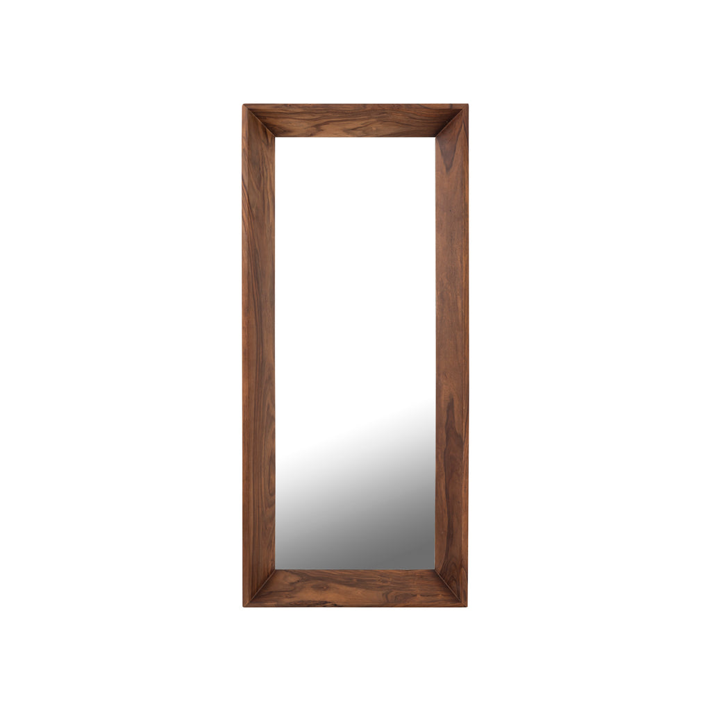 chevar brown sheesham wooden mirror rectangle s