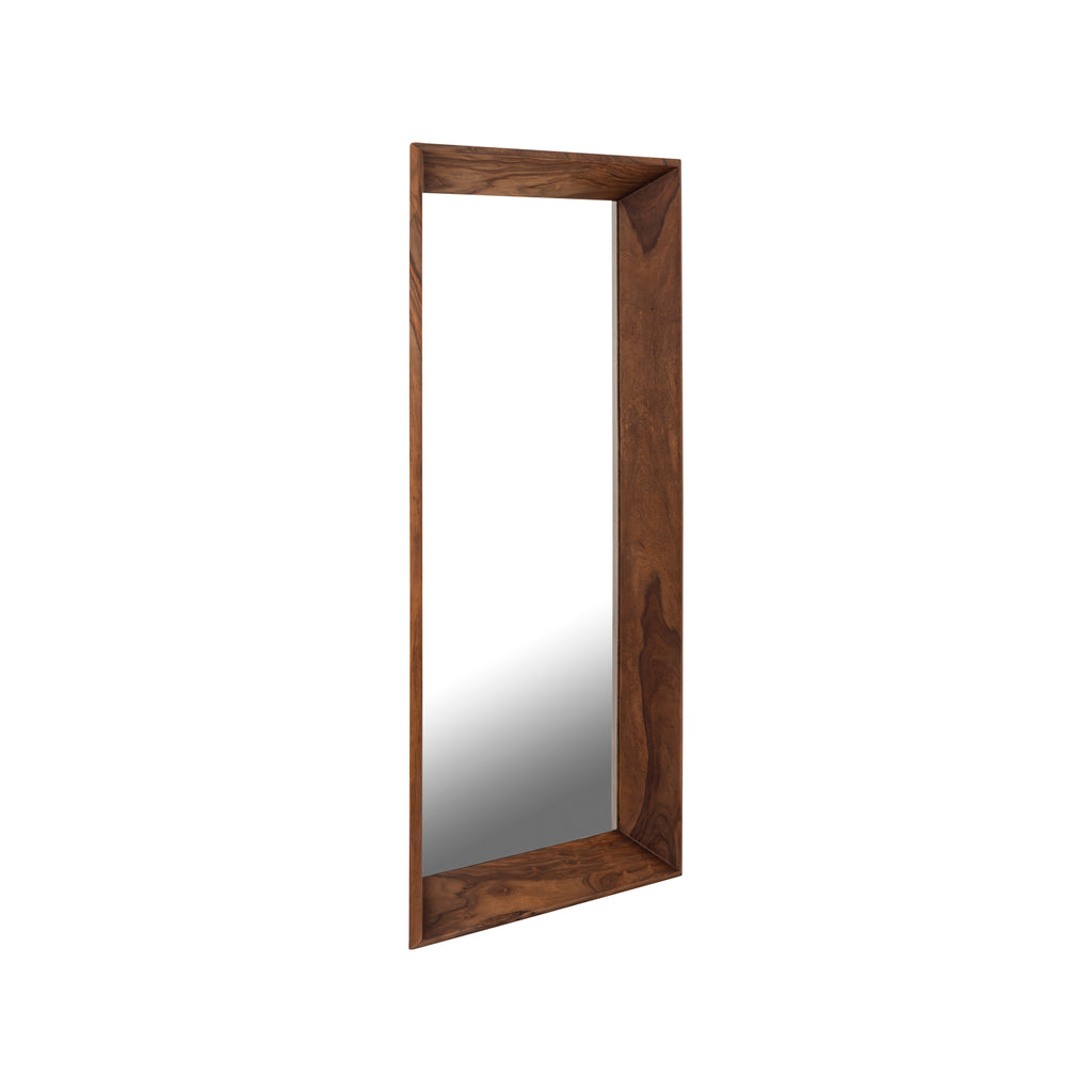 chevar brown sheesham wooden mirror rectangle s