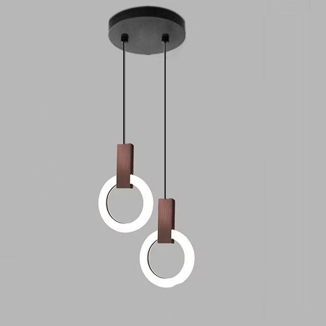 elegante nordic ring led hanglamp voor een moderne sfeer