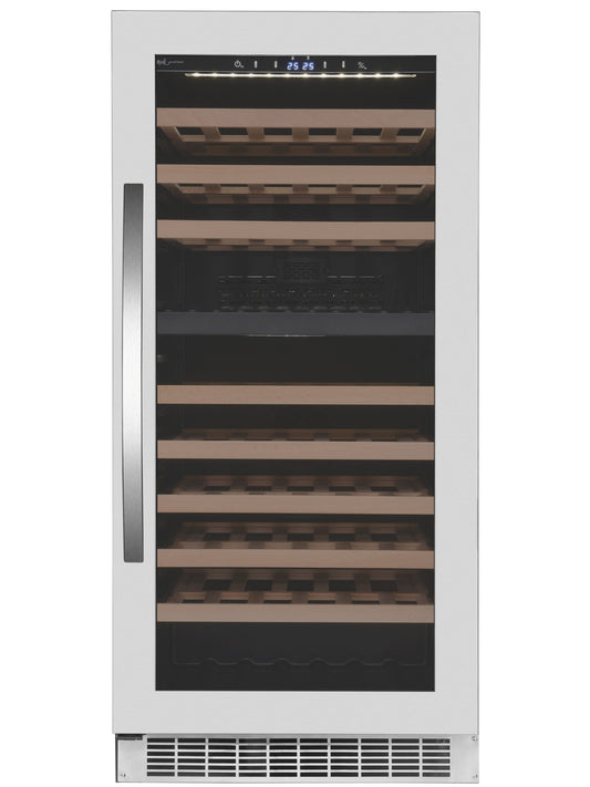 Wine climate cabinet D104T stainless steel