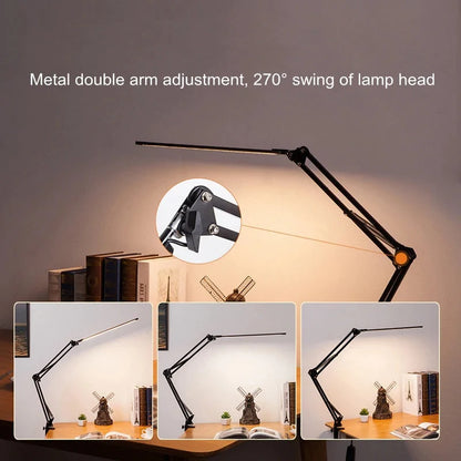 Clip-on bureaulamp verstelbare helderheid
