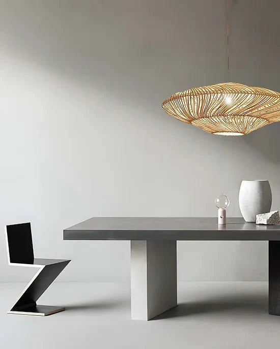 radiar - stijlvolle vintage rotan hanglamp