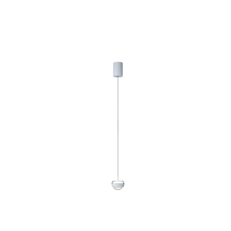 elegante halfronde led hanglamp voor een strak en modern interieur