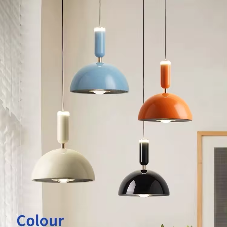 nordic macaron stylish led pendant light