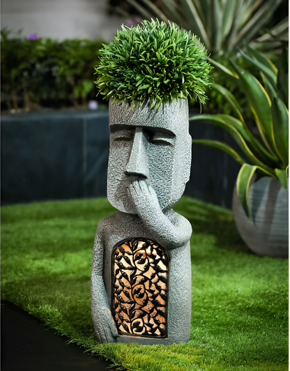Moderne paascadecoratie van hars