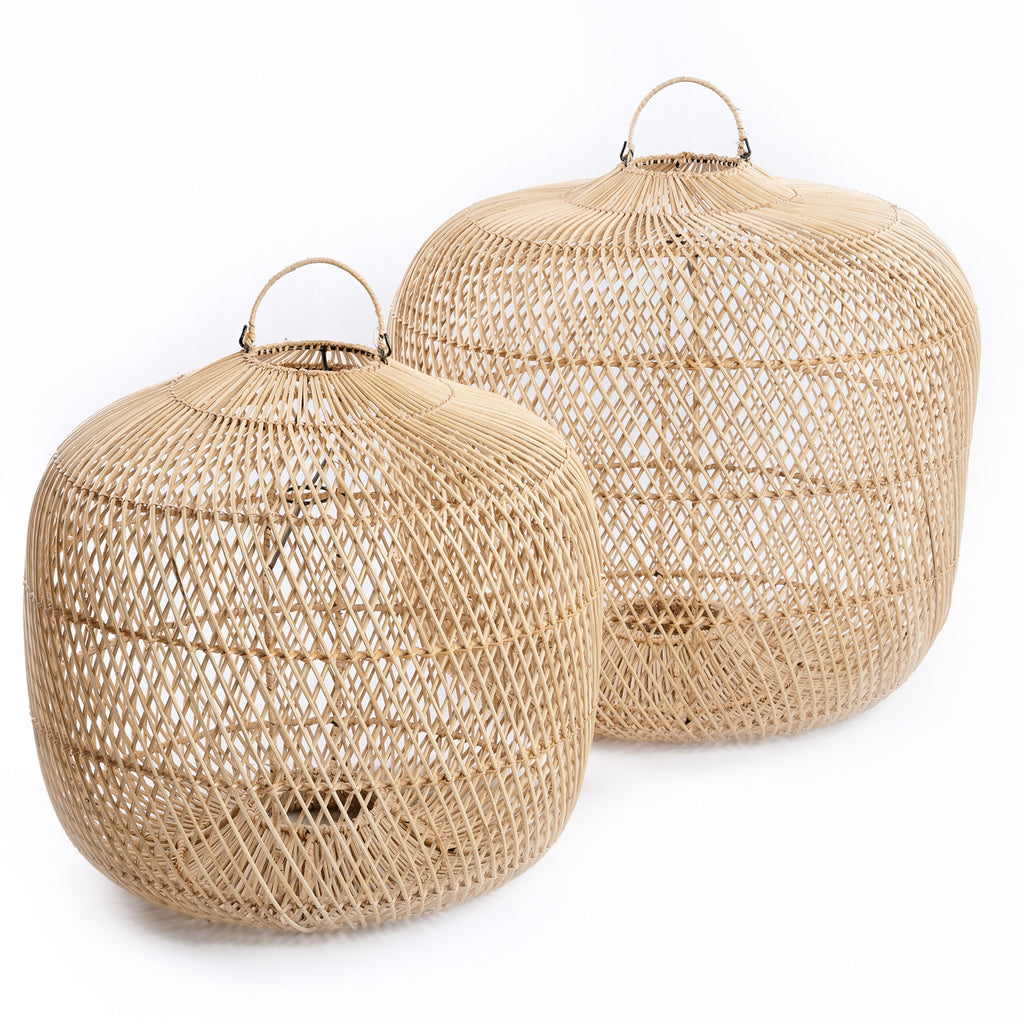 the batu bolong hanging lamp - natural - l