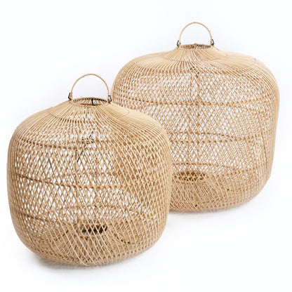 The Batu Bolong Hanging Lamp - Natural - L