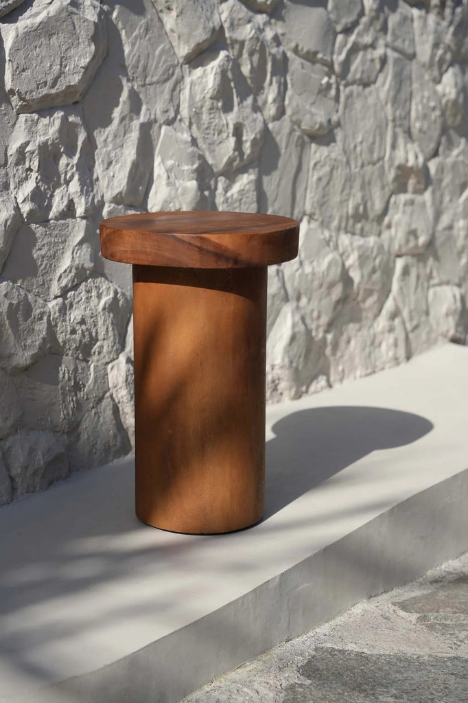 the inti side table - natural