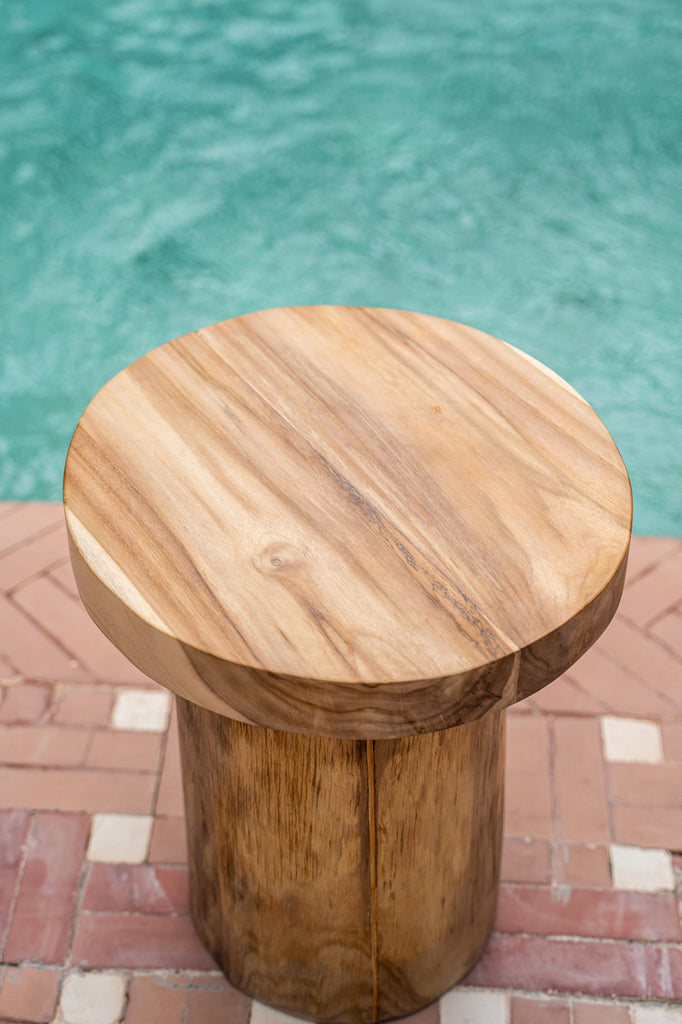 the inti side table - natural