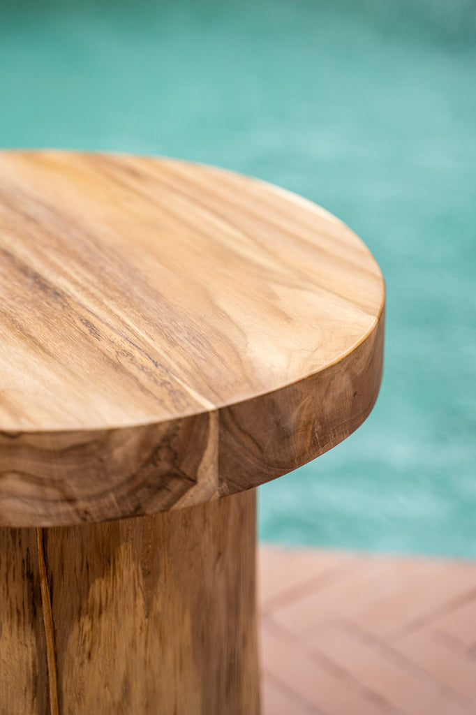 the inti side table - natural