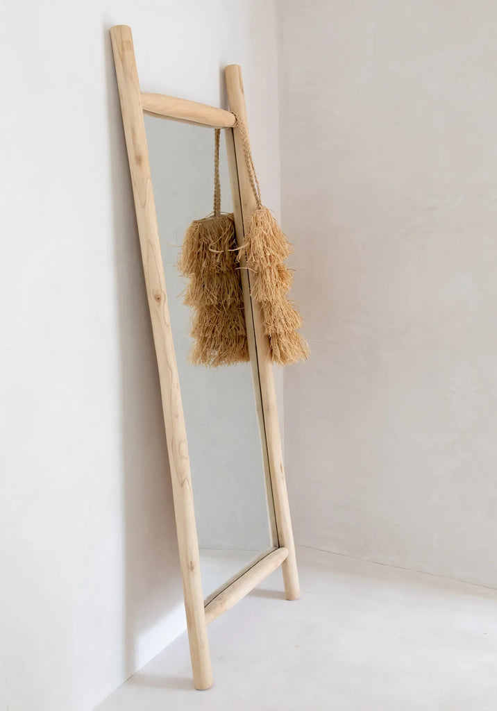 the island dressing mirror - natural