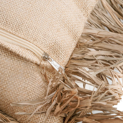 The Jute Bonita Cushion Cover - Natural - 40x40