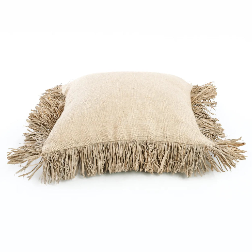 the jute bonita cushion cover - natural - 60x60