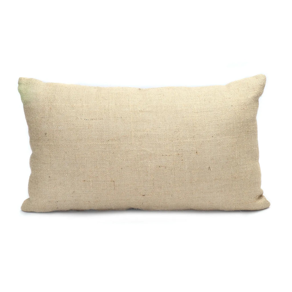 the jute cushion cover - natural - 60x35