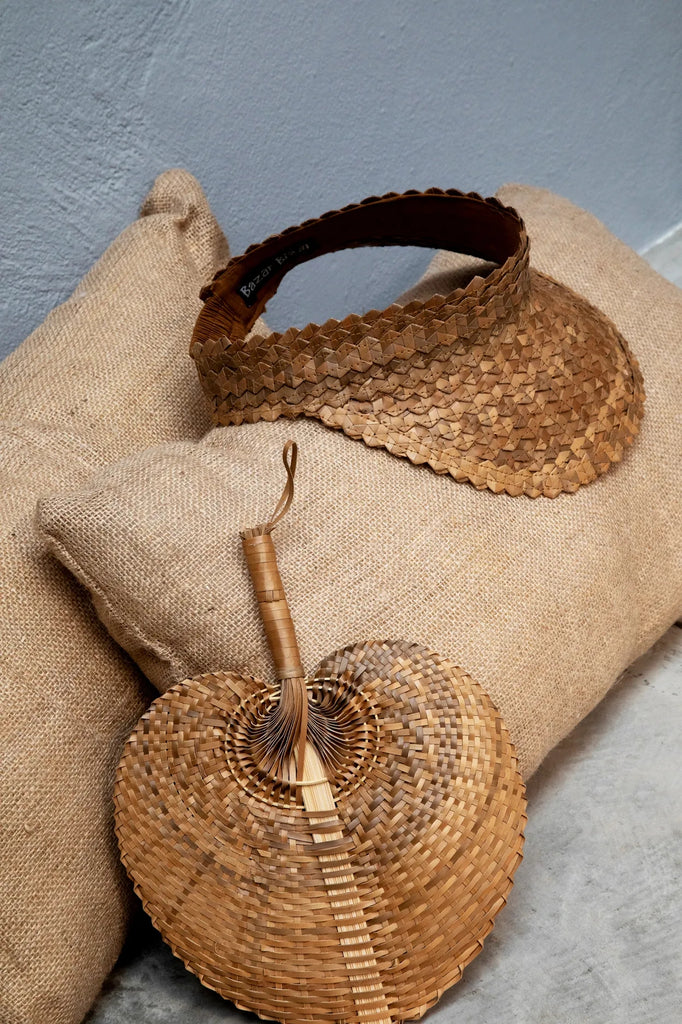 the jute cushion cover - natural - 60x35