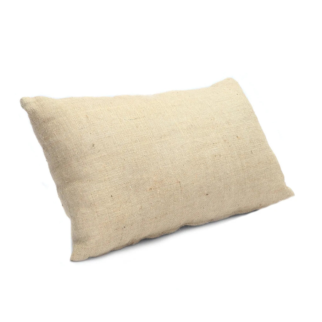 the jute cushion cover - natural - 60x35