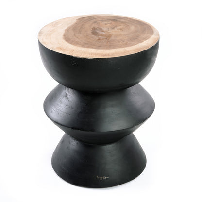 The Kulun Stool - Black Natural