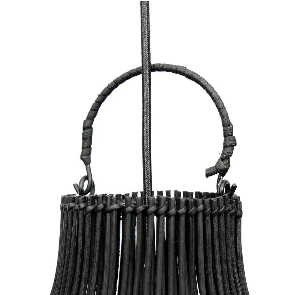 the lobster trap hanging lamp - black