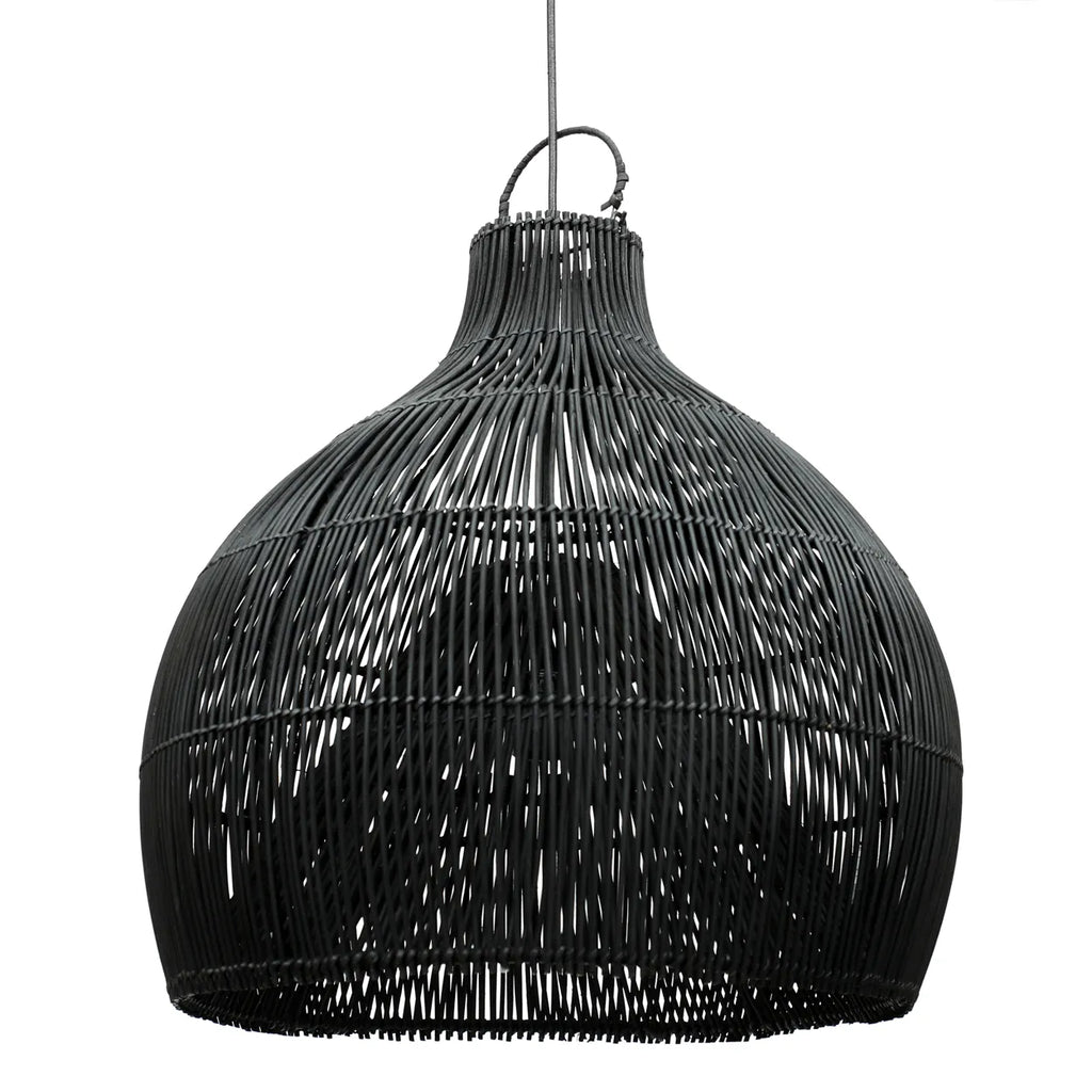 the lobster trap hanging lamp - black