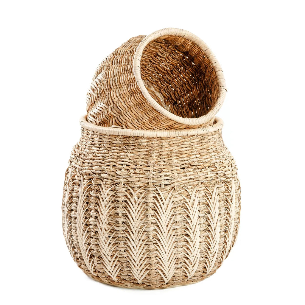 rotan opbergmand de luziru - naturel - m