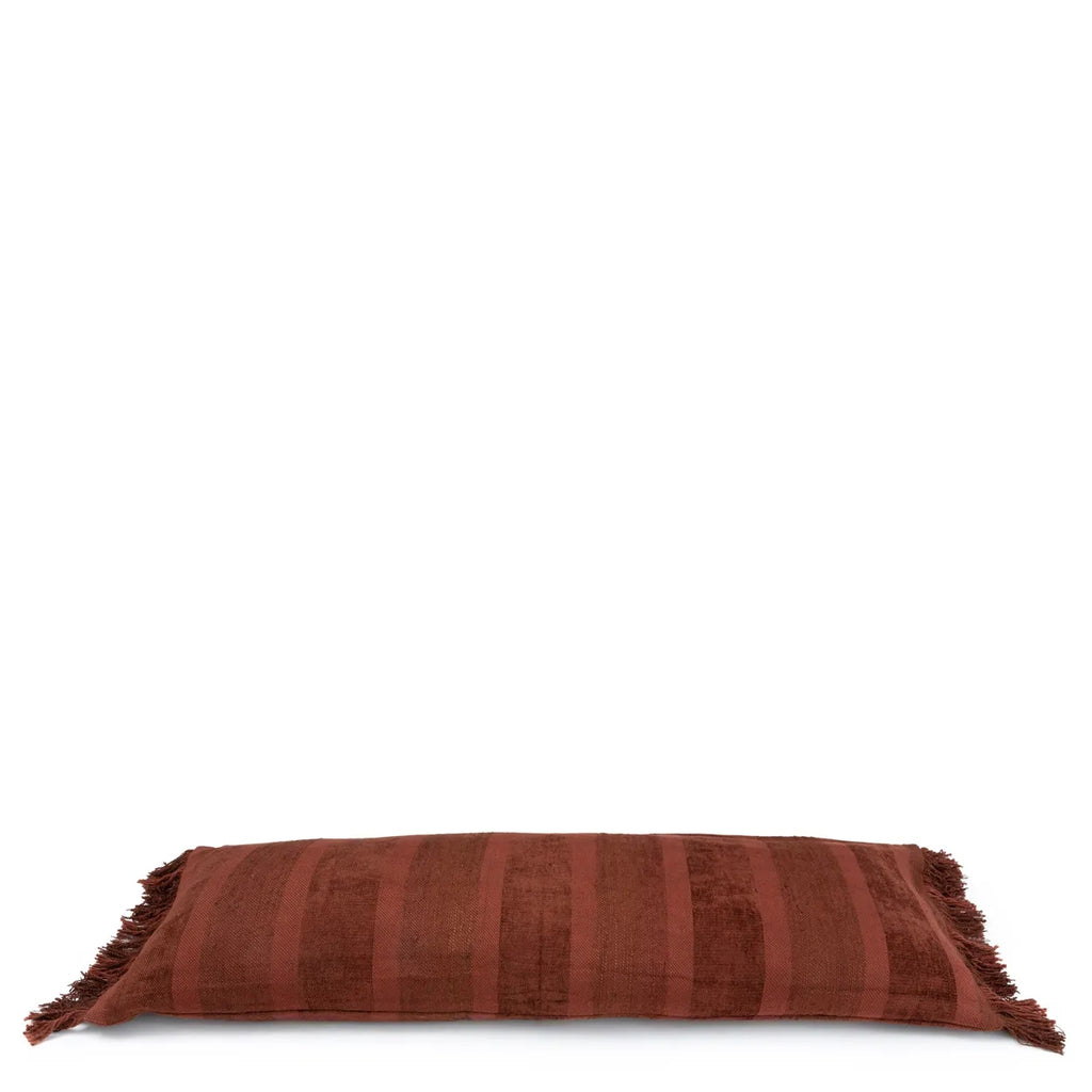 the oh my gee cushion cover - bordeaux velvet - 30x100